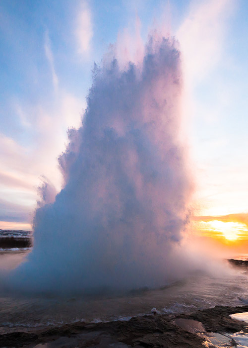 Geysir in Island